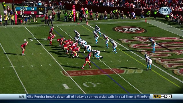 2013 - San Francisco 49ers tight end Vernon Davis leaves game with injury