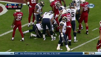 2013 - St. Louis Rams receiver Tavon Austin injured on 56-yard end-around