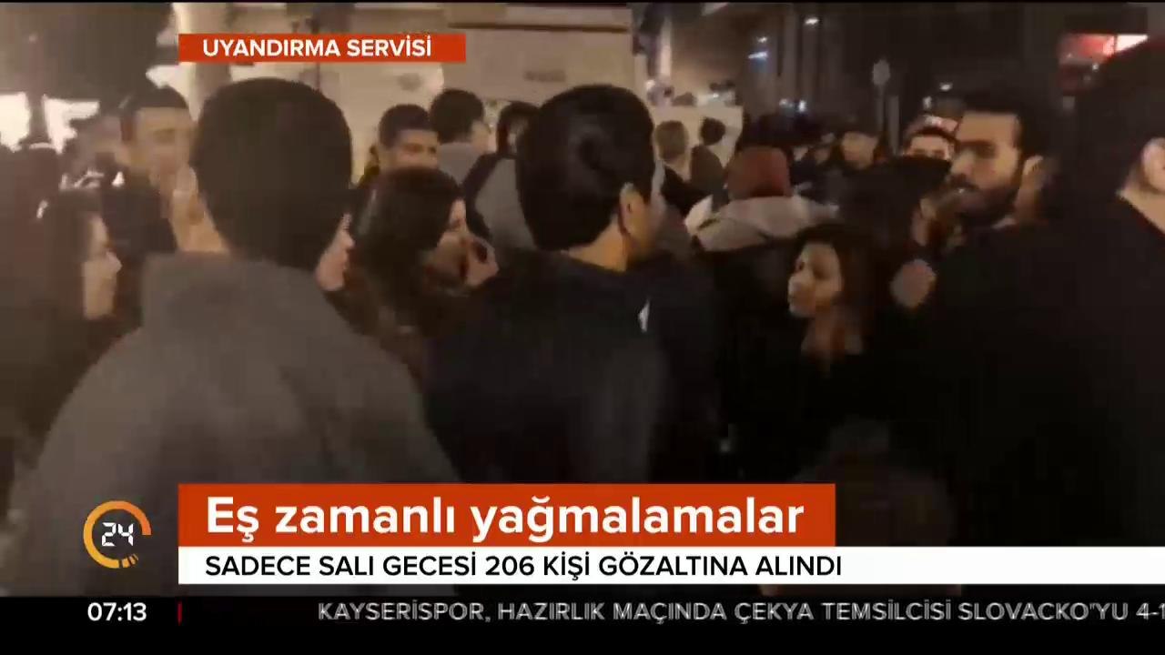 Sokaklar gergin