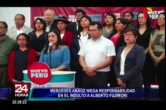 Aráoz niega responsabilidad en indulto a Alberto Fujimori tras acusación constitucional