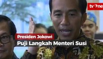 Presiden Joko Widodo Puji Langkah Menteri Susi