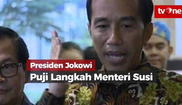 Presiden Joko Widodo Puji Langkah Menteri Susi