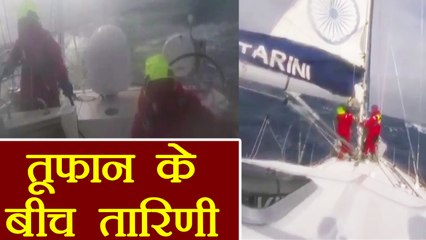 Tarini Women Navy Officers Battle through storm in Pacific Ocean , Watch Video | वनइंडिया हिन्दी