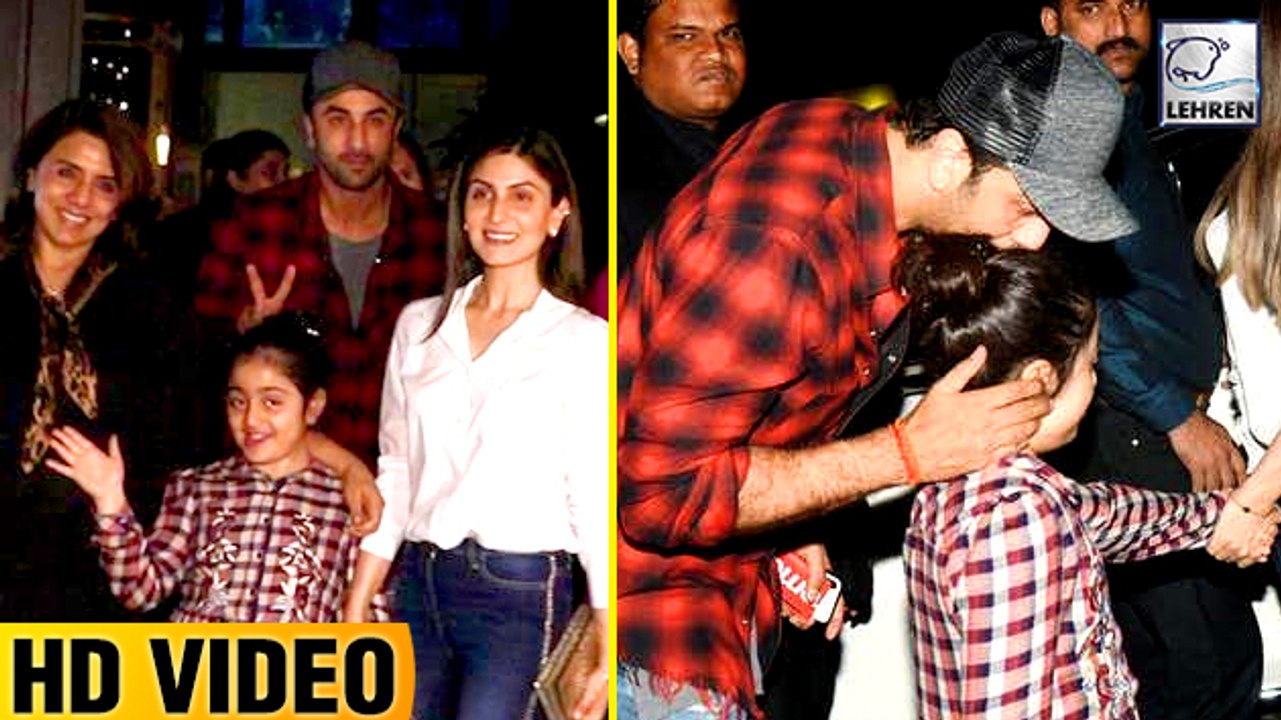 Ranbir Kapoor's Cute Moments With Niece Samara Sahni