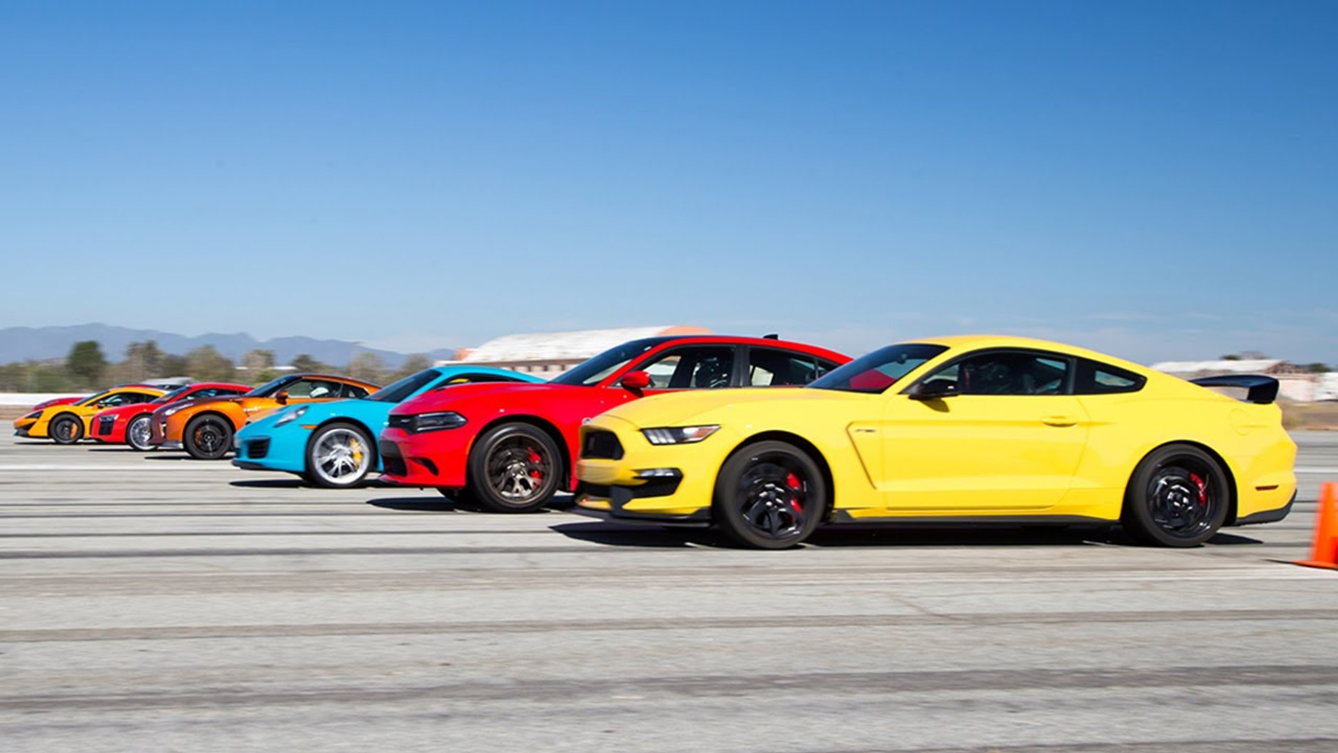 Aston Martin Db11 Vs Ferrari 488 Gtb Vs Mclaren 570gt Vs Mercedes Benz Amg Gtr Vs Porsche Vs Tesla Model S P100d
