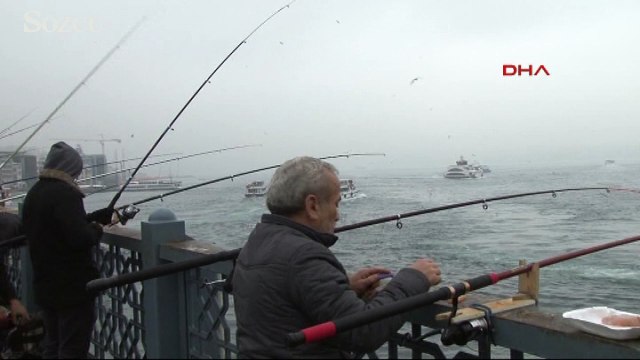 İstanbul'dan sis manzaraları