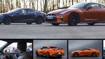 [wow]2017 Nissan GT-R vs Tesla Model S Drag Race Quadrathlon Has All the Right Stuff