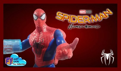 Spider-Man: Action Figure Toy Unboxing With Power Stun Gun | fastfoodTOYcollection
