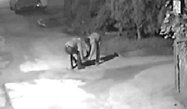 Kablo hırsızlığı güvenlik kamerasında