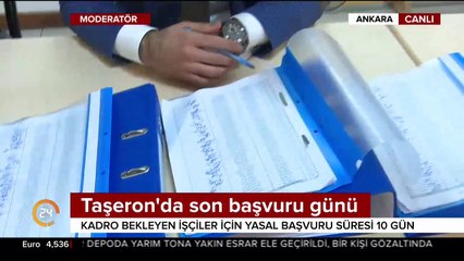 Taşeron işçi kadro başvurusu için son gün