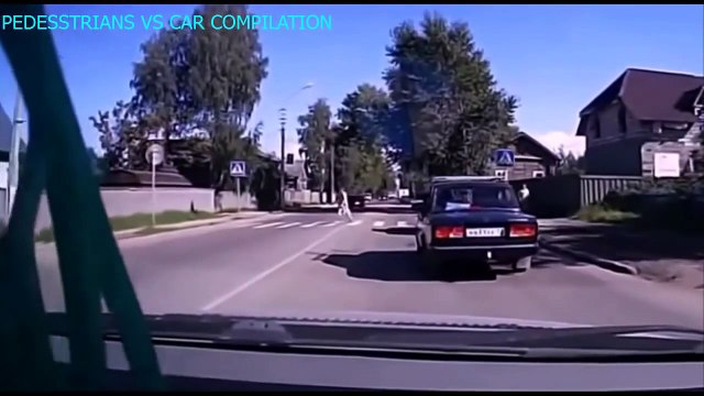 car crash compilation pedestrian and vehicle traffic accident on the road with cameras 2015 #01