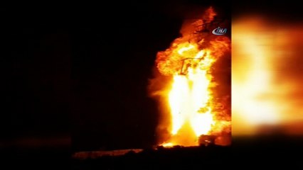 Değiştirilen sigorta trafonun alev alev yanmasına neden oldu