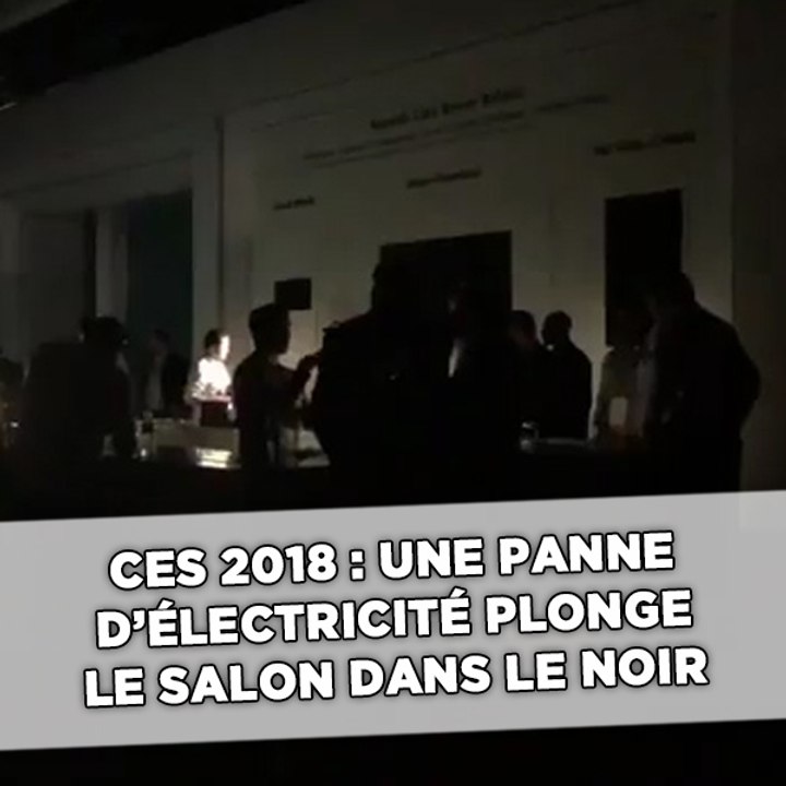 Une panne d'électricité plonge le CES de Las Vegas dans le noir
