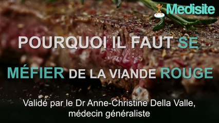 Pourquoi vous devriez vous méfier de la viande rouge…