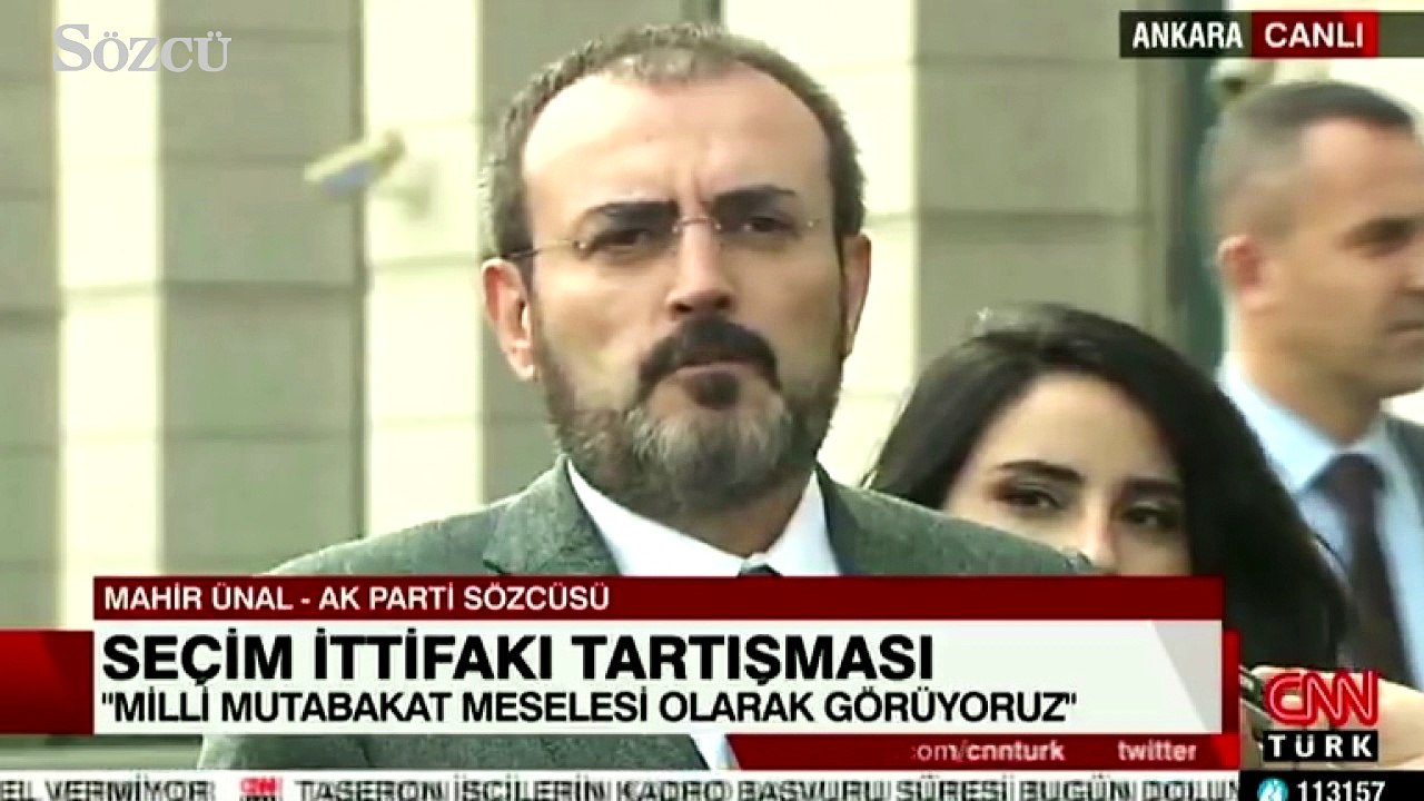 AKP Sözcüsü Mahir Ünal’dan ittifak açıklaması