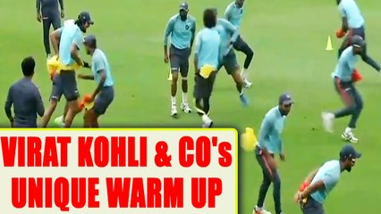India vs SA 2nd test : Virat Kohli and team practice in a unique way , Watch Video | Oneindia News