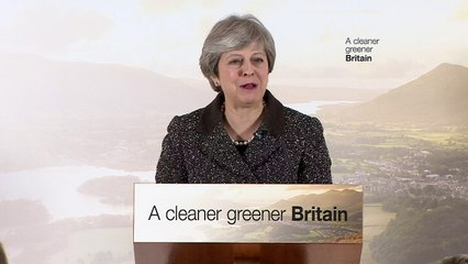 Download Video: May pledges to eradicate plastic waste