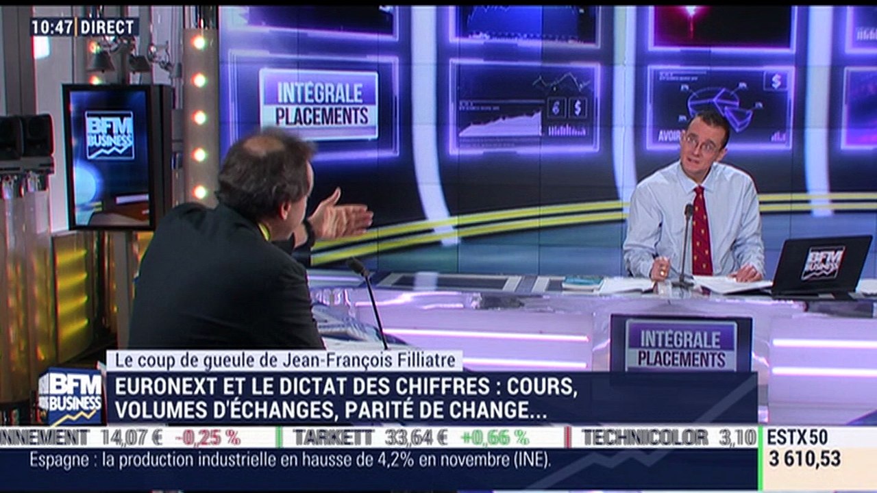 Le coup de gueule de Filliatre: Euronext et le...