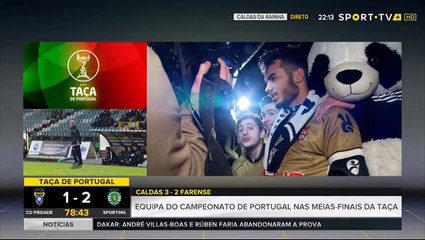 Festa no autocarro | Caldas SC 3-2 SC Farense (10/01/2018)