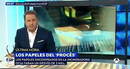 Los papeles que los Mossos iban a quemar ocultaban un desvío de tres millones para el procés
