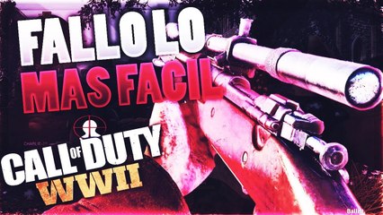 LA QUE HE FALLADO!!! [Snip  Knife] CoD WWII