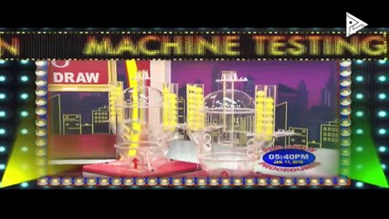 PCSO 9 PM Lotto Draw, January 11, 2018