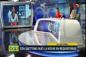 Edu Saettone fue trasladado a la carceleta en Palacio de Justicia