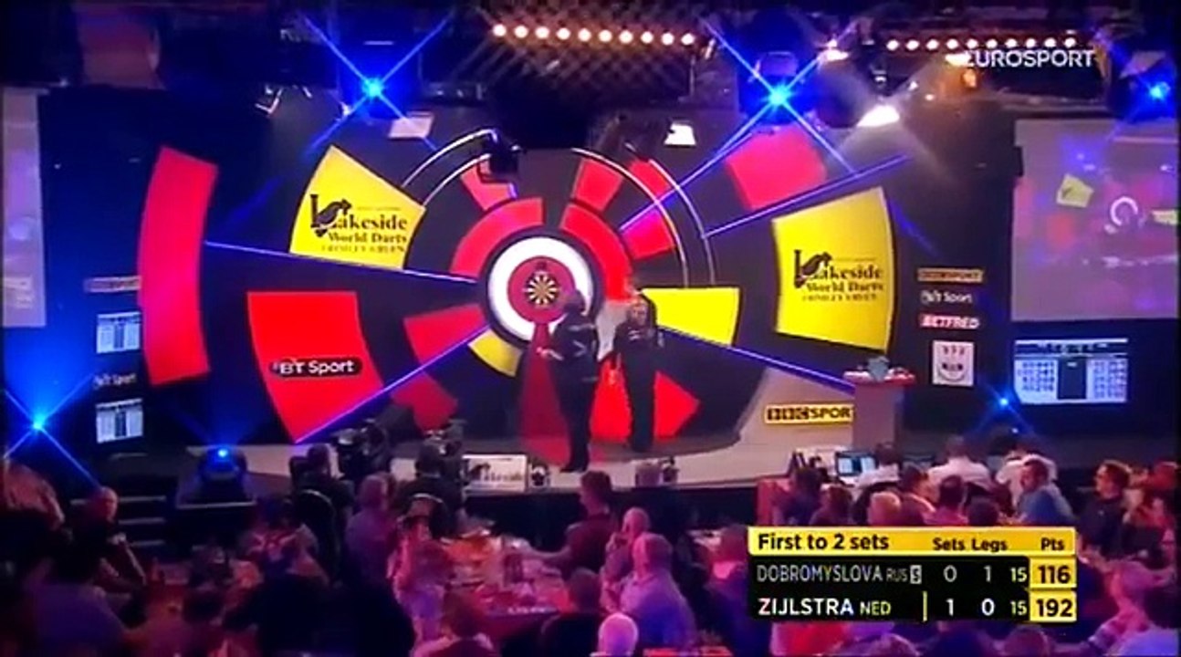 Lakeside World Darts Championship 2016 Dobromyslova Vs Zijlstra