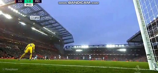 أقل من 10 دقائق الهدف الأول للفربول ضد مان سيتي