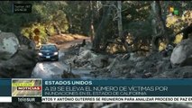 EE.UU: Al menos 19 muertos tras inundaciones en California