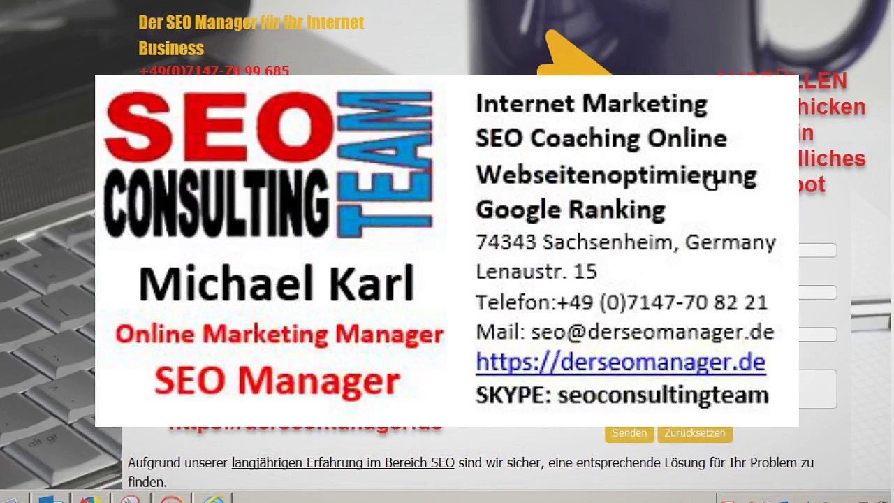 Online Marketing Manager | Business Consulting