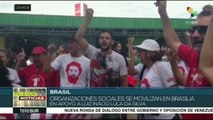 Brasil: Organizaciones sociales marchan en apoyo a Lula Da Silva