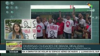Brasil: integran comités populares para la defensa de Lula