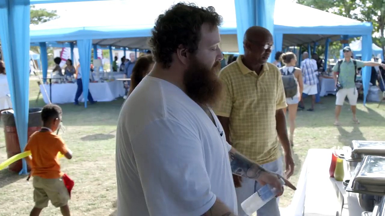 Jamaican Cuisine at the NyamJam with Action Bronson
