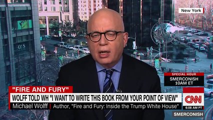CNN host presses Michael Wolff on White House access