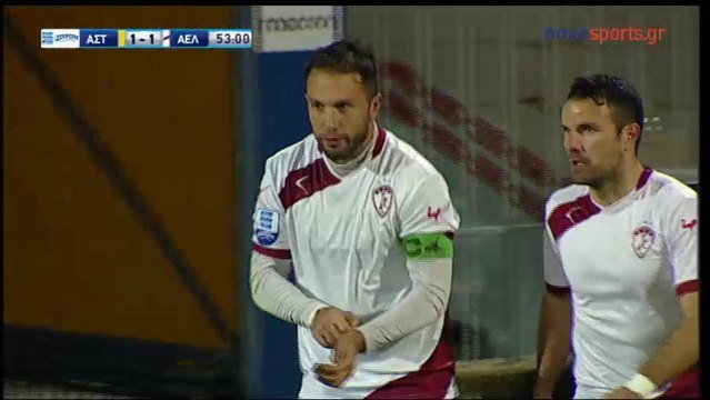 1-1 Nazlidis Goal - Asteras Tripolis 1-1 AEL Larisa - 14.01.2018