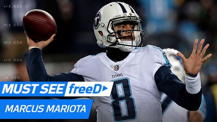 freeD: Marcus Mariota connects with Delanie Walker for 36 yards | AFC Divisional Round