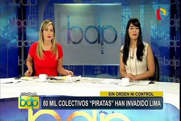 Sin ningún control 80 mil colectivos “piratas” invaden a diario las calles de Lima