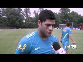 Hulk só pensa na Seleção Brasileira