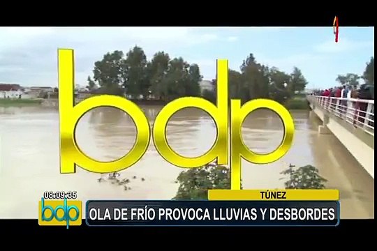 Ola de frío también llegó a Túnez