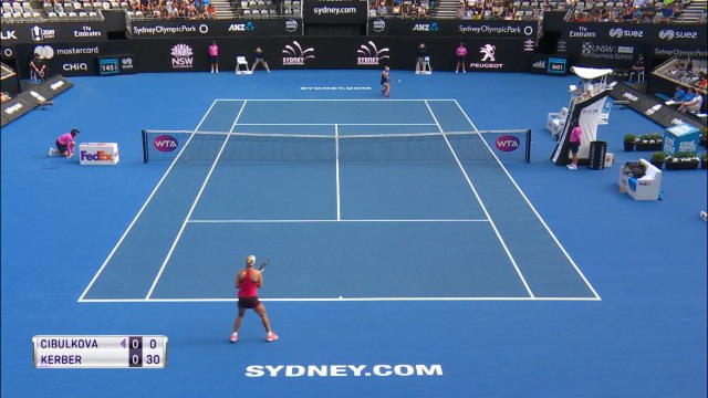 TENNIS: WTA Sydney: Kerber déroule contre Cibulkova (6-3 6-1) et file en demies