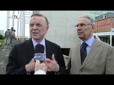 Presidente Marin visita as obras da sede própria da CBF