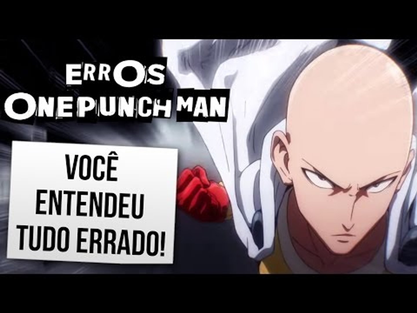 10 ERROS DE INTERPRETAÇÃO EM ONE PUNCH MAN | Ei Nerd