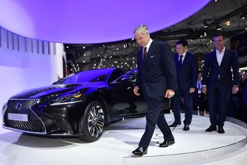 Le Roi a officiellement inauguré le 96e salon de l'auto