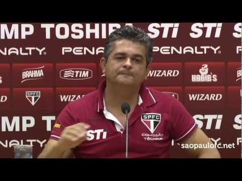 Coletiva de Imprensa Técnico Ney Franco - São Paulo F.C. 0 x 0 Ponte Preta