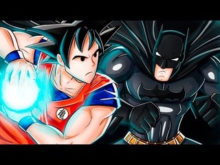 GOKU VS BATMAN | BATALHA MORTAL DE RAP | Ei Nerd