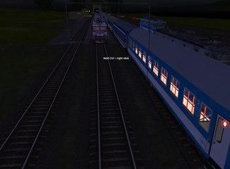 Trenul Budapest Keleti - Decin pleacă din stația Bolehim