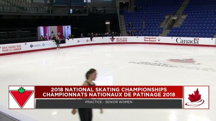Practices (Sr Ladies):  2018 Canadian Tire National Skating Championships (18)