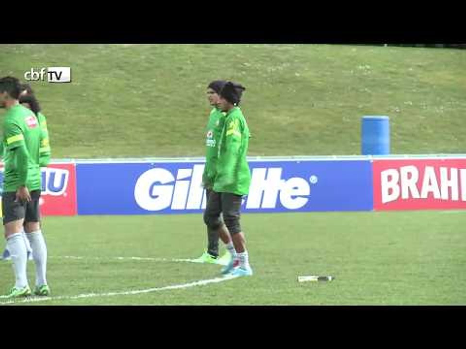 Último treino antes da Seleção Brasileira enfrentar a Itália
