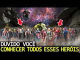 INACREDITÁVEL! MAIS DE 60 HERÓIS JUNTOS NO PRÓXIMO VINGADORES